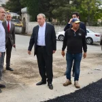 Mardin’de Başkan Şahin’den asfalt çalışmalarına yakın mercek