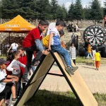 Playland Eğlence Tırı Doğanşehir’de çocukları sevindirdi